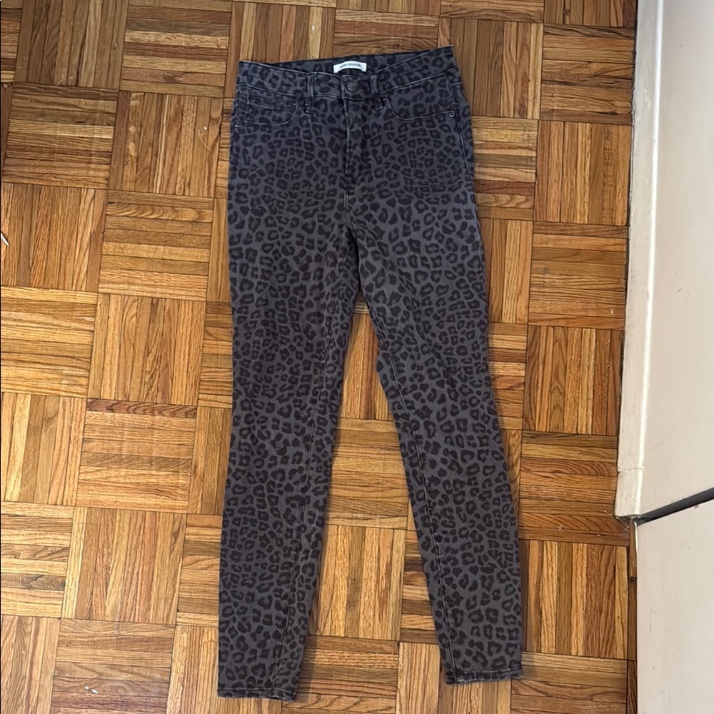 Leopard Print Skinny Jeans